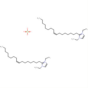 1H-Imidazolium, 1,3-diethyl-2-(8-heptadecenyl)-, (Z)-, sulfate (2:1)