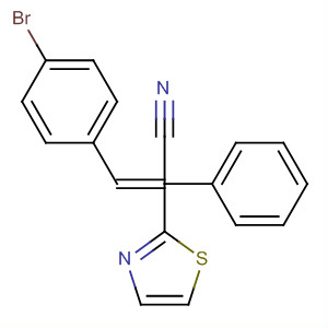 2-Thiazoleacetonitrile, a-[(4-bromophenyl)methylene]-4-phenyl-