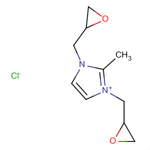 1H-Imidazolium, 2-methyl-1,3-bis(oxiranylmethyl)-, chloride