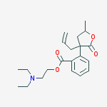 2-(diethylamino)ethyl 2-[5-methyl-2-oxo-3-(prop-2-en-1-yl)tetrahydrofuran-3-yl]benzoate