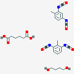 Hexanedioic acid, polymer with 1,4-butanediol, 1,3-diisocyanato-2-methylbenzene and 2,4-diisocyanato-1-methylbenzene