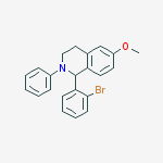 1-(2-BROMOPHENYL)-6-METHOXY-2-PHENYL-1,2,3,4-TETRAHYDROISOQUINOLINE