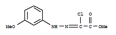 METHYL CHLORO[(3-METHOXYLPHENYL)HYDRAZONO]ACETATE