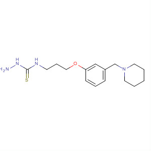 Hydrazinecarbothioamide, N-[3-[3-(1-piperidinylmethyl)phenoxy]propyl]-