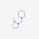 3-(Piperidinomethyl)thiazolidine-2-thione