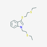 1-[2-(ethylsulfanyl)ethyl]-3-{[2-(ethylsulfanyl)ethyl]sulfanyl}-1H-indole
