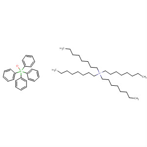 1-Octanaminium, N,N,N-trioctyl-, tetraphenylborate(1-) molecular structure