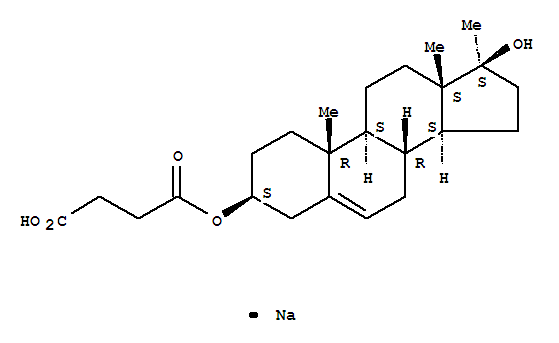 sodium 4-{[(3beta,17beta)-17-hydroxy-17-methylandrost-5-en-3-yl]oxy}-4-oxobutanoate