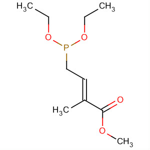 2-Butenoic acid, 4-(diethoxyphosphinyl)-2-methyl-, methyl ester, (2E)- molecular structure