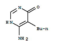 6-amino-5-butylpyrimidin-4(1H)-one molecular structure