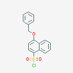 4-BENZYLOXY-NAPHTHALENE-1-SULFONYL CHLORIDE molecular structure