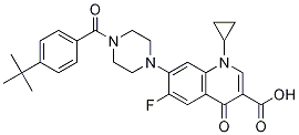 3-Quinolinecarboxylic acid, 1-cyclopropyl-7-[4-[4-(1,1-diMethylethyl)benzoyl]-1-piperazinyl]-6-fluoro-1,4-dihydro-4-oxo-