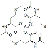 GOLD ACETYLMETHIONATE molecular structure