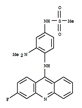 methanesulfonamide, N-[3-(dimethylamino)-4-[(3-fluoro-9-acridinyl)amino]phenyl]-