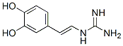 1-[2-(3,4-Dihydroxyphenyl)ethenyl]guanidine molecular structure