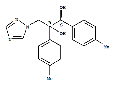 1,2-Propanediol, 1,2-bis(4-methylphenyl)-3-(1H-1,2,4-triazol-1-yl)-, (1S,2R)- molecular structure