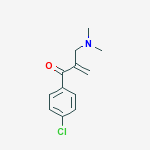 1-(4-chlorophenyl)-2-[(dimethylamino)methyl]prop-2-en-1-one molecular structure