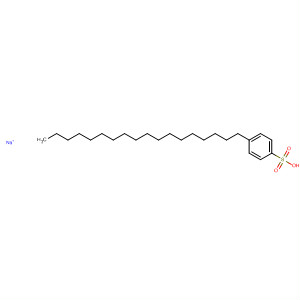 Benzenesulfonic acid, 4-octadecyl-, sodium salt molecular structure