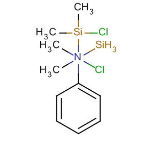 Silanamine, 1-chloro-N-(chlorodimethylsilyl)-1,1-dimethyl-N-phenyl- molecular structure