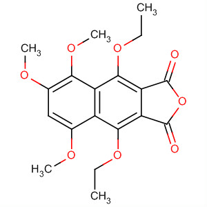 Naphtho[2,3-c]furan-1,3-dione, 4,9-diethoxy-5,6,8-trimethoxy- molecular structure