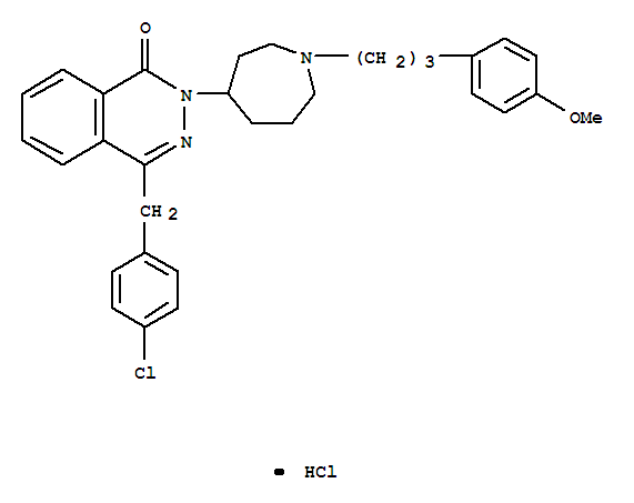 1(2H)-Phthalazinone, 4-((4-chlorophenyl)methyl)-2-(hexahydro-1-(3-(4-methoxyphenyl)propyl)-1H-azepin-4-yl)-, monohydrochloride