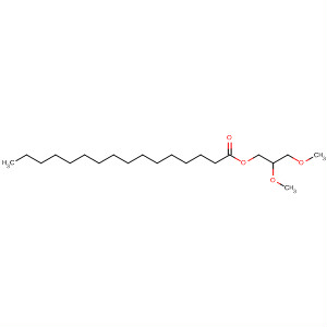 Hexadecanoic acid, 2,3-dimethoxypropyl ester molecular structure