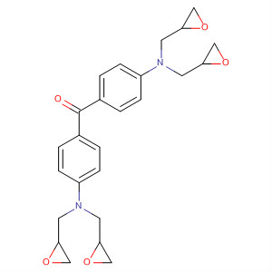 Methanone, bis[4-[bis(oxiranylmethyl)amino]phenyl]- molecular structure