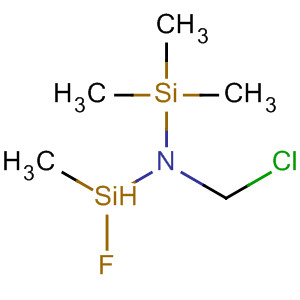 Silanamine, 1-(chloromethyl)-1-fluoro-1-methyl-N-(trimethylsilyl)- molecular structure