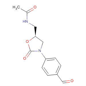 Acetamide, N-[[(5S)-3-(4-formylphenyl)-2-oxo-5-oxazolidinyl]methyl]-