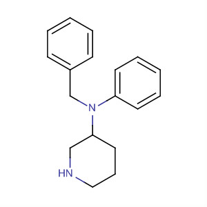 3-Piperidinamine, N-phenyl-1-(phenylmethyl)- molecular structure