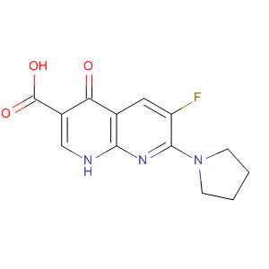 1,8-Naphthyridine-3-carboxylic acid,6-fluoro-1,4-dihydro-4-oxo-7-(1-pyrrolidinyl)-
