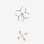 2-Propanaminium, N,N,N-tris(1-methylethyl)-, perchlorate molecular structure