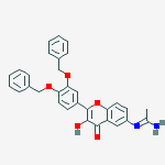N-(2-(3,4-bis(benzyloxy)phenyl)-3-hydroxy-4-oxo-4H-chromen-6-yl)acetamidine