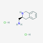 (S)-(1,2,3,4-Tetrahydroisoquinolin-3-yl)methanamine dihydrochloride molecular structure