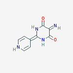 5-amino-2-(pyridin-4-yl)pyrimidine-4,6-diolÂ  molecular structure