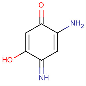 2,5-Cyclohexadien-1-one, 2-amino-5-hydroxy-4-imino- molecular structure