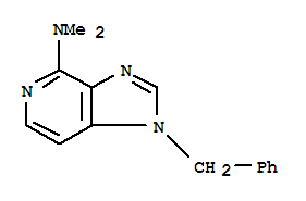 1-benzyl-N,N-dimethyl-1H-imidazo[4,5-c]pyridin-4-amine molecular structure