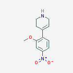 4-(2-methoxy-4-nitrophenyl)-1,2,3,6-tetrahydropyridine molecular structure