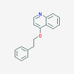 Quinoline, 4-(2-phenylethoxy)- molecular structure