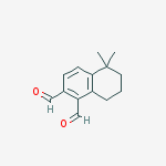1,2-Naphthalenedicarboxaldehyde, 5,6,7,8-tetrahydro-5,5-dimethyl- molecular structure