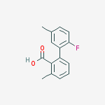 2-(2-fluoro-5-methylphenyl)-6-methylbenzoic Acid