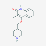 3-methyl-4-(piperidin-4-ylmethoxy)quinolin-2(1H)-one