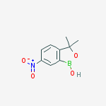 1,3-dihydro-1-hydroxy-3,3-dimethyl-6-nitro-2,1-Benzoxaborole molecular structure