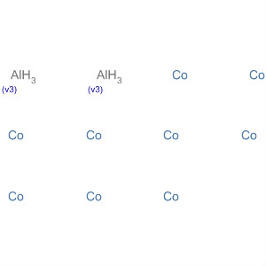 Aluminum, compd. with cobalt (2:9) molecular structure
