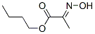 PROPANOIC ACID 2-(HYDROXYIMINO)-,BUTYL ESTER molecular structure