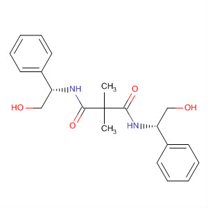 Propanediamide, N,N'-bis[(1S)-2-hydroxy-1-phenylethyl]-2,2-dimethyl- molecular structure