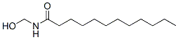 N-(hydroxymethyl)dodecanamide molecular structure