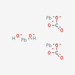 Hydrocerussite(Pb3(CO3)2(OH)2) molecular structure