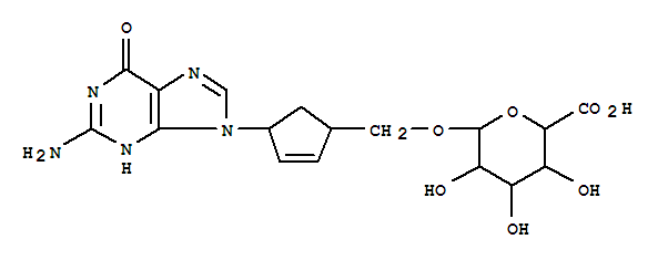 carbovir-5-O-glucuronide molecular structure