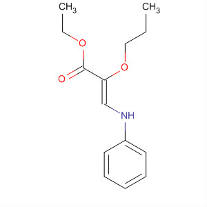 2-Propenoic acid, 3-(phenylamino)-2-propoxy-, ethyl ester, (Z)- molecular structure